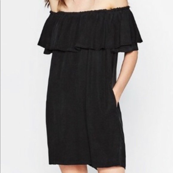 black and white gingham off the shoulder dress Off The Shoulder Gingham Dresses
